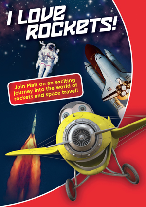 I Love Rockets! Children's DVD about rockets and space travel - DVD cover front