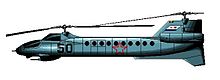 Aircraft Picture - Drawing of the Kamov V-50 model