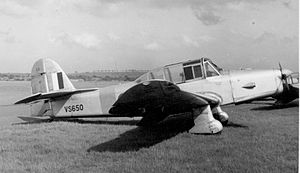 Airplane Picture - A Percival P.40 Prentice T.1 of No. 16 Reserve Flying School based at Derby (Burnaston) Airport in service in May 1953