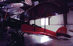 Airplane Picture - Waco 9 of 1925 exhibited at the NASM storage facility at Silver Hill, Maryland, in June 1982