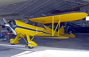 Airplane Picture - Airworthy 1941-built Waco SRE at Poplar Grove Airport, near Belvidere, Illinois, in August 2010