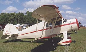 Airplane Picture - Waco YKS-6 of 1936 at Sun n'Fun, Lakeland, Florida, in April 2009