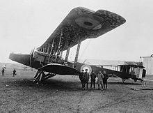 Airplane Picture - A Handley Page O/100 of the Royal Naval Air Service, 1918