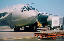 Airplane Picture - An RAF Victor at the Civil Air Terminal, NAS Bermuda ca. 1985.