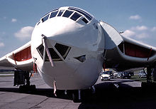 Airplane Picture - The nose of a Victor, around 1960