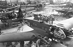 Airplane Picture - He 111 production in 1939