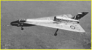 Warbird Picture - HP.115 during trials
