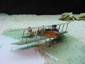 Warbird Picture - 1/72 scale model of an Albatros C.XV of the Russian Civil War by Buz Pezold