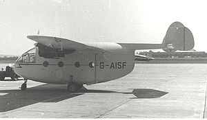 Warbird Picture - Aerovan 4 of Channel Islands Air Freight at Manchester (Ringway) Airport in May 1955