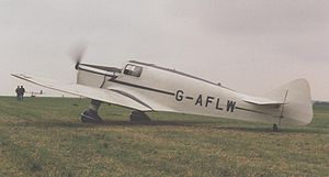 Warbird Picture - Miles M.17 Monarch operational at Wroughton, Wiltshire, in July 1992