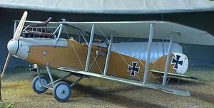 Warbird Picture - Scale model of an Albatros C.X