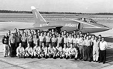 Airplane Picture - Team photo of the Blue Angels F11F-1 c. 1958