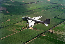 Airplane Picture - An air-to-air left side view of an A-6E Intruder aircraft assigned to USS Dwight D. Eisenhower.