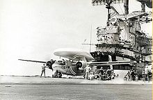 Airplane Picture - VAW-111 Tracer on the USS Bon Homme Richard