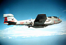 Airplane Picture - An EA-6B patrols the skies over Bosnia and Herzegovina, 1995.