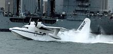 Airplane Picture - Chalk's International Airlines Albatross arriving in Miami Harbor from Nassau, Bahamas, in 1987