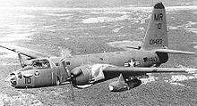 Airplane Picture - An OP-2E of VO-67 in 1967/68 over Laos