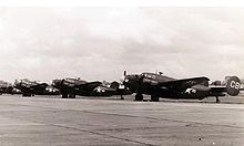 Airplane Picture - PV-2s of VPB-136 at NAS Whidbey Island, 1945-46.