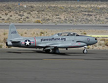 Airplane Picture - A Lockheed T-33 in Reno, Nevada in 2004