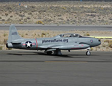 Airplane Picture - A Lockheed T-33 in Reno, Nevada in 2004