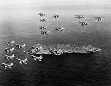 Airplane Picture - 18 BM-1s and BM-2s from VT-1S off San Diego.