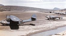 Airplane Picture - PBY-5As and PV-1s of VPB-135 on an Aleutian airfield in 1943