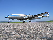 Airplane Picture - Super Constellation (C-121C) during pilot training in Epinal - Mirecourt, France