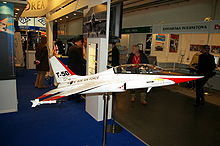 Airplane Picture - A display model of the T-50 Golden Eagle in 2007