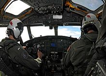 Airplane Picture - The cockpit of a E-2C Hawkeye of United States Navy Carrier Airborne Early Warning Squadron 115