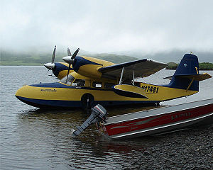 Warbird Picture - A Grumman Widgeon on Frazier Lake on the southwest end of Kodiak Island, Alaska