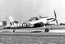 Aircraft Picture - Balliol T.2 of The Royal Air Force College at a display at Hooton Park in 1955