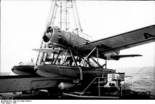 Aircraft Picture - A Ar 196 onboard the German cruiser Admiral Hipper