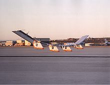 Aircraft Picture - Centurion takes off from Dryden in December, 1998