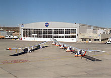 Aircraft Picture - Pathfinder Plus (left) and Helios Prototype (right) on the Dryden ramp