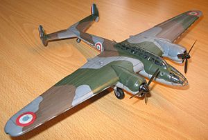 Airplane Picture - Amiot 351 1/72 scale model by Johan De Wolf