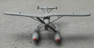 Airplane Picture - Arado Ar 231 Model front view shows the special wing construction