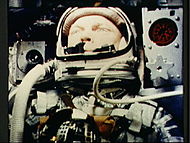 Airplane Picture - John Glenn during the first orbital manned Mercury flight in 1962