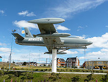Airplane Picture - Argentine Navy MB-326 preserved at Rxo Grande, Tierra del Fuego