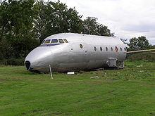 Airplane Picture - Avro Ashton fuselage at the Newark Air Museum