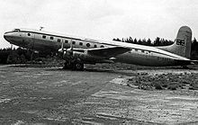 Airplane Picture - Tudor 2 of Air Charter Limited at London Stansted Airport in 1955