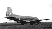 Airplane Picture - Avro Ashton 1 at Woodford Aerodrome, Cheshire, in May 1959