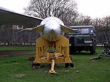 Airplane Picture - Avro Blue Steel nuclear missile (front) at the Midland Air Museum[2]