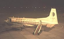 Airplane Picture - BKS Air Transport Avro 748 Series 1 at Manchester in 1964