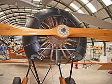 Airplane Picture - Cierva C.6 replica engine closeup