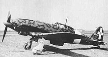 Airplane Picture - Regia Aeronautica C.205V with a North Africa dust filter