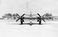 Airplane Picture - Head-on view of the XP-67.