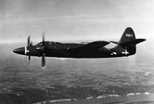 Airplane Picture - The XP-67 in flight.