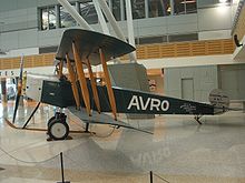 Airplane Picture - Qantas Avro 504K replica displayed at Qantas Domestic Terminal