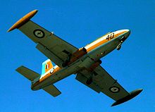 Airplane Picture - A7-040 (MB326H) during a flypast of HMAS Melbourne off Fremantle in 1980