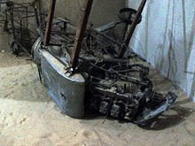 Airplane Picture - The wreckage of the Southern Cross Minor recovered from the Sahara Desert and displayed at the Queensland Museum